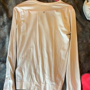 White Long Sleeve Shirt Lululemon